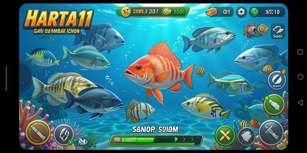 Tampilan menakjubkan dari gameplay Tembak Ikan HARTA11 yang menarik.