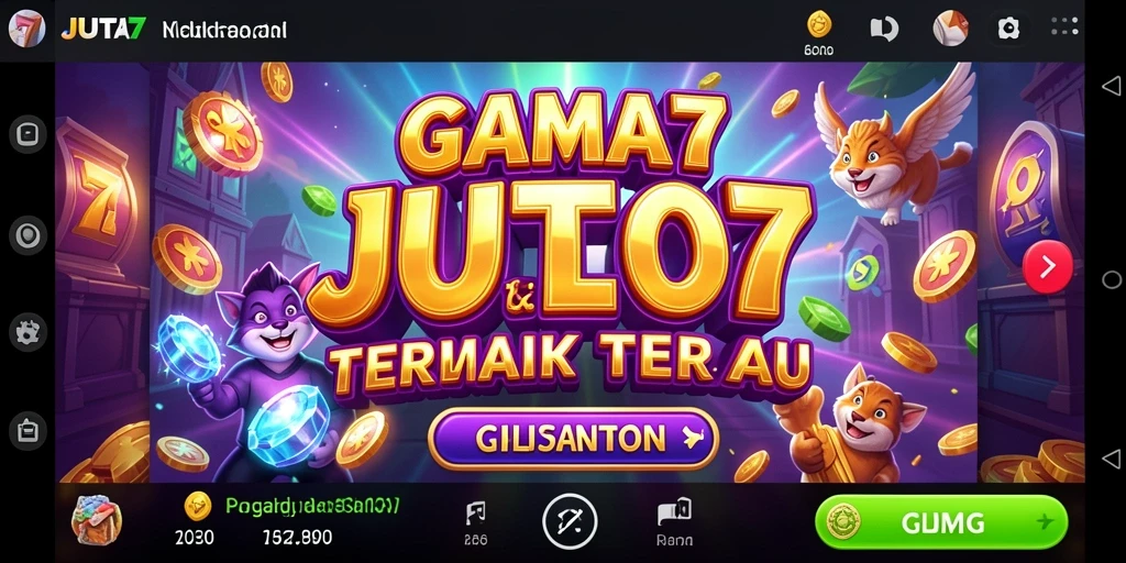 Screenshot dari gameplay Slot JUTA7 yang menegangkan.