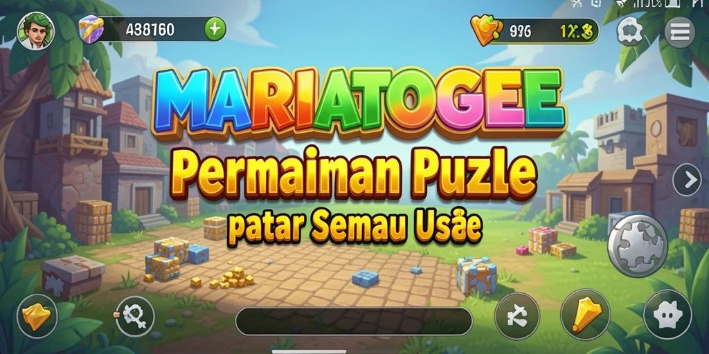 Tampilan gameplay MARIATOGEL yang menarik dan menantang.