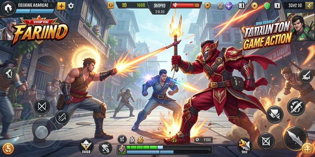 Tampilan gameplay seru SVIP10 dengan pertarungan yang mendebarkan.